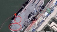 谷歌地圖拍到福建號航母 甲板疑現兩大裂縫(視頻)