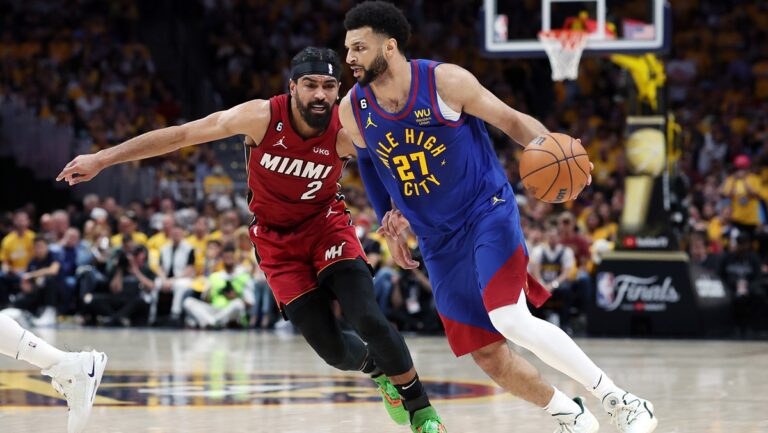 NBA總決賽首戰 掘金主場擊敗熱火(組圖)