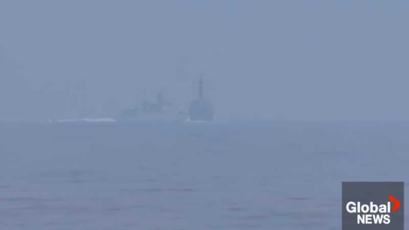 中共船只“不专业” 在台海与美舰相距不到150码