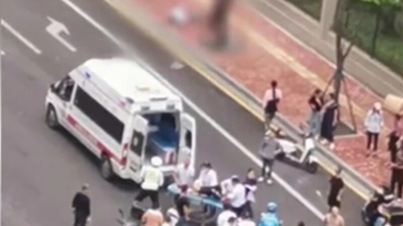 湖南39歲男子駕麵包車連撞9人 棄車逃跑被抓