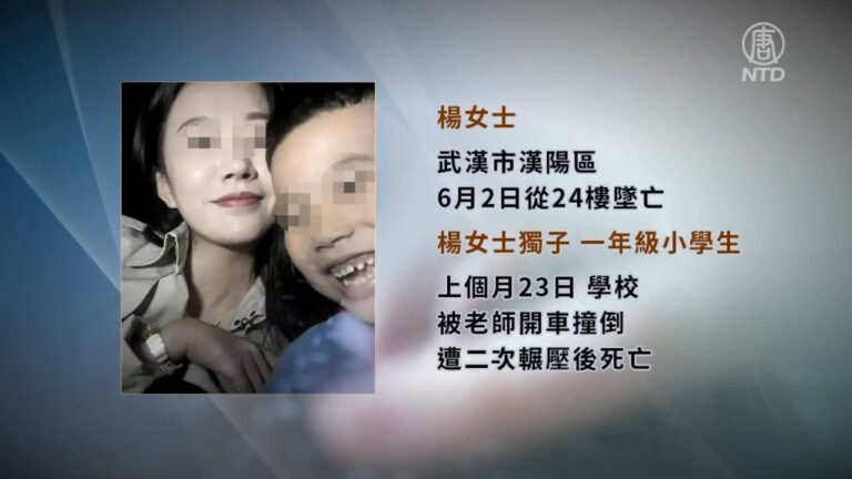 【禁聞】小學生被撞死母輕生 當局避談公安維穩