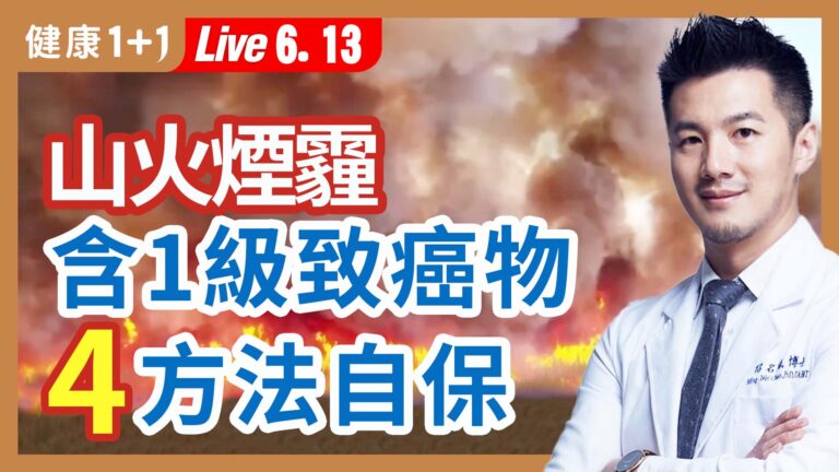 【健康1+1】山火煙霾含一級致癌物 4方法自保