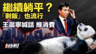 【新唐人快报】继续躺平 “剩饭”也流行 王沪宁喊话推消费