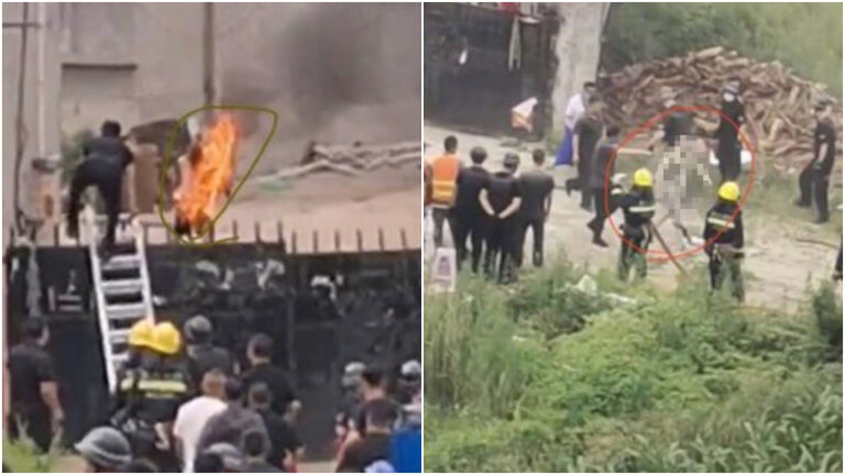 吉林梅河口男子反抗強拆遭群毆 自焚身亡（視頻）