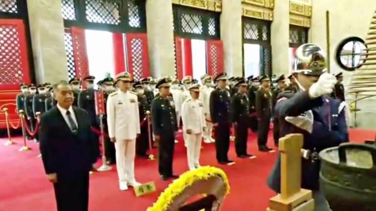 雲南反共救國軍 暴雨中入祀圓山忠烈祠