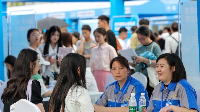 中國經濟復甦乏力 青年失業率又上升