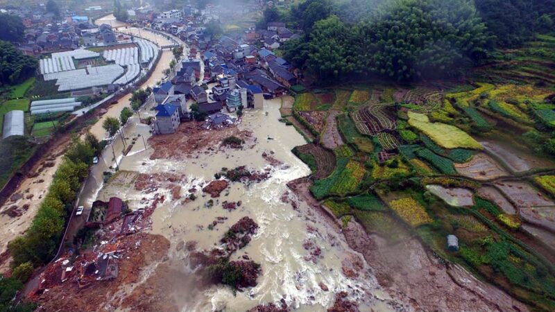 【中國新聞快報】中國泥石流頻發 五省至少43人遇難或失蹤