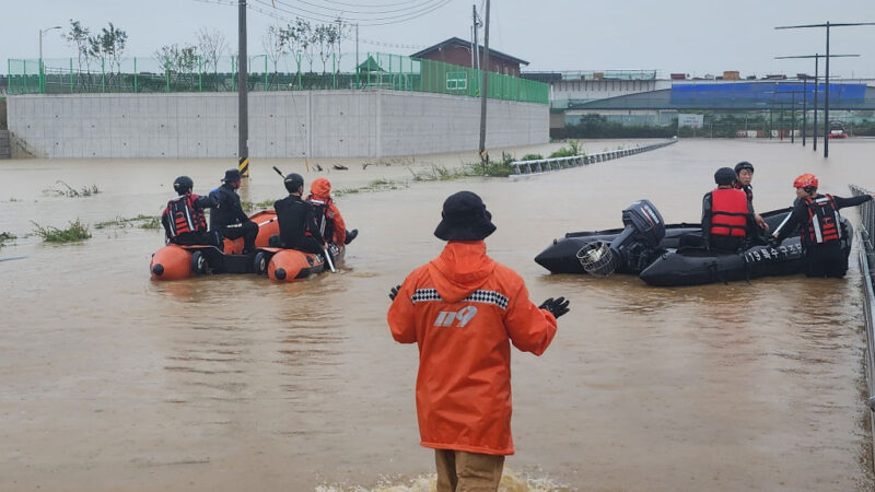 韓國連日暴雨至少31死 洪水淹沒地下車道尋獲5遺體