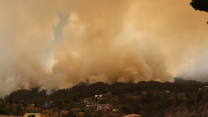 西班牙飆高溫 拉帕馬島爆森林大火急撤兩千人