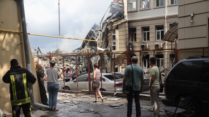 俄羅斯襲擊烏港口城市敖德薩 中領館也被炸