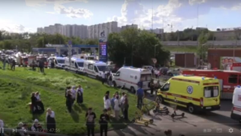 热水管爆裂 莫斯科购物中心4名员工被活活烫死