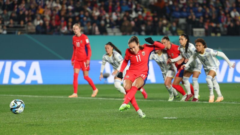 女足世界盃：挪威大勝晉級 德國爆冷遭絕殺