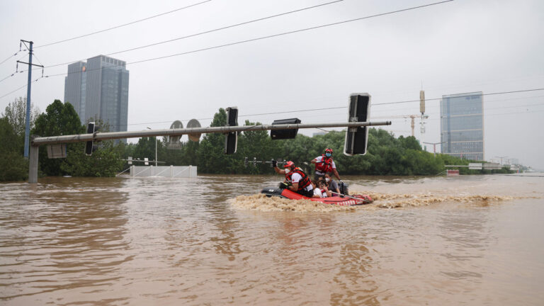 河北洪水肆虐 涿州、淶水急需救援