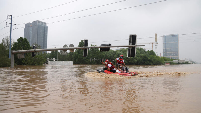 河北洪水肆虐 涿州、涞水急需救援