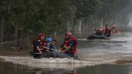 洩洪保北京 涿州多地淹水 民間救援隊呼救