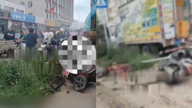 內蒙一貨車衝進集市 致多人傷亡 現場慘不忍睹（視頻）