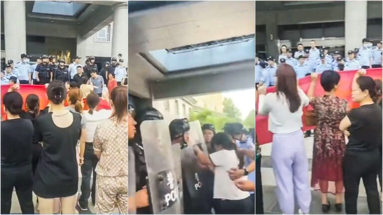 中國新聞快報：霸州災民抗議當局輿論造假 警察暴力鎮壓