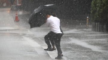 卡努登陸 韓國局部洪澇 東三省迎來新暴雨