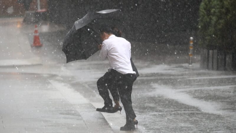 卡努登陆 韩国局部洪涝 东三省迎来新暴雨