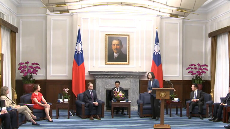 蔡英文接待美智庫 盼民主國打造韌性供應鏈