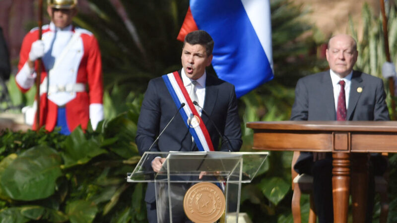 巴拉圭新任總統宣誓就職 強調台灣是兄弟