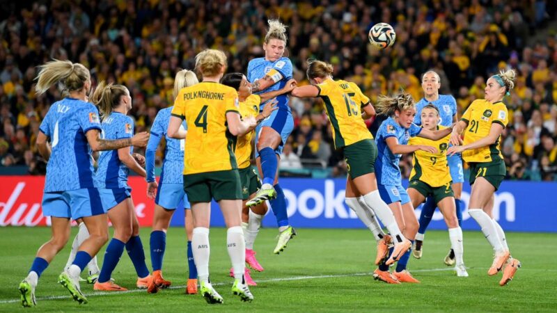 女足世界盃：英格蘭3:1淘汰澳洲 首進決賽