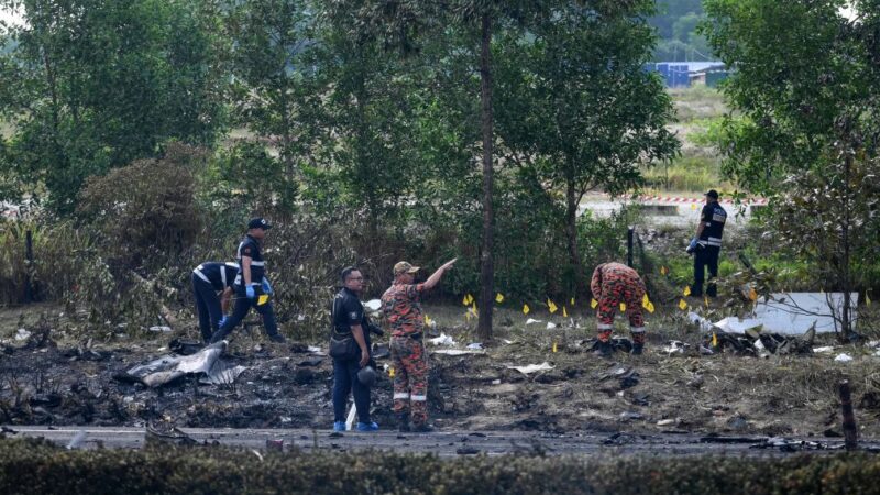 马来西亚小飞机坠毁酿10死 地方议员罹难