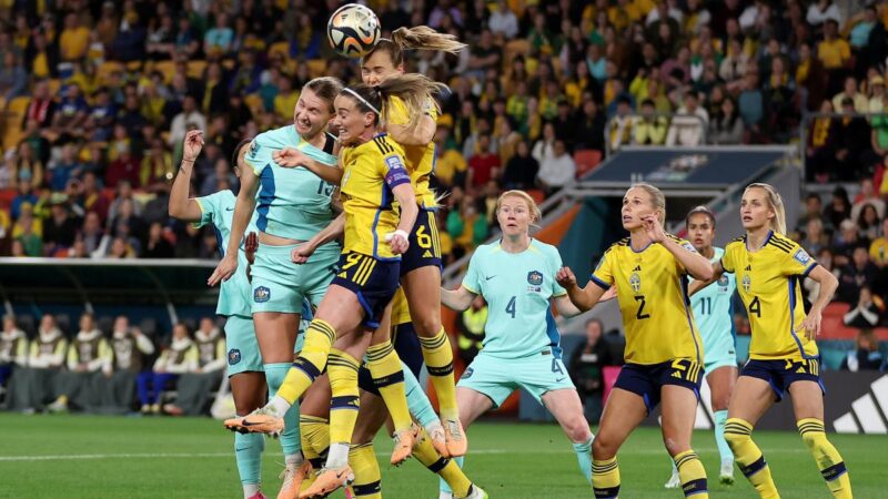 女足世界盃：瑞典2:0戰勝東道主澳洲獲季軍