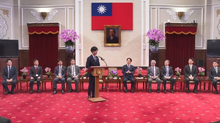 日本自民黨青年局今年二度訪台