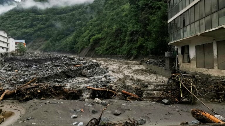 【中國新聞快報】四川多地山洪泥石流 房屋被埋 多人失蹤