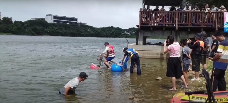 環保廢料自造船隻渡河賽 鼓勵參賽者發揮創意