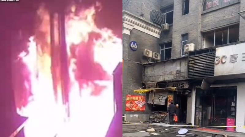 中共炒作日本核废水 咸阳寿司店遭纵火（视频）