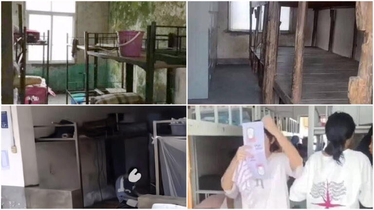 女寢沒房門 大陸多地中學宿舍條件惡劣（多視頻）