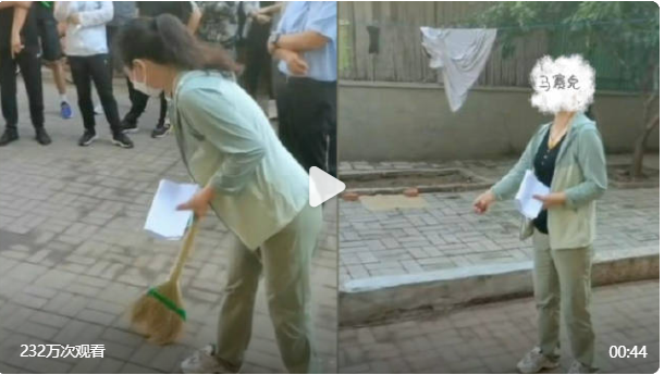 遼寧女官員要求衛生工作「磚縫無塵無沙」 引熱議