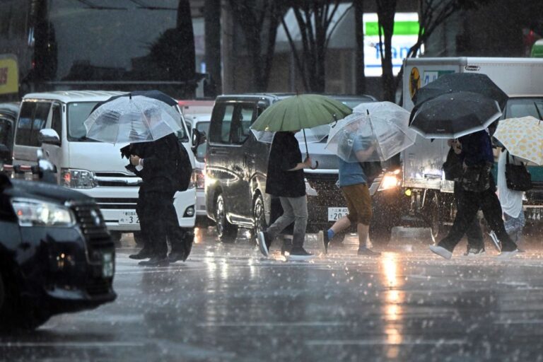 鴛鴦熱帶低氣壓帶來大雨 日本千葉福島民宅泡水