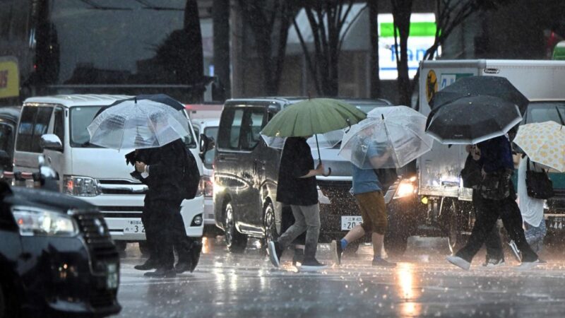 鴛鴦熱帶低氣壓帶來大雨 日本千葉福島民宅泡水