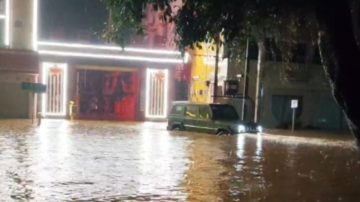 海葵西移 廣西局地降雨破極值多地嚴重內澇（組圖）