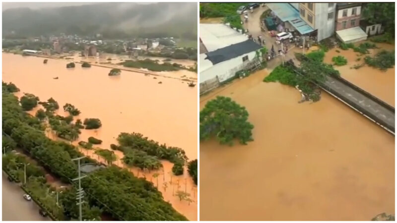 广西暴雨 玉林多地山体滑坡