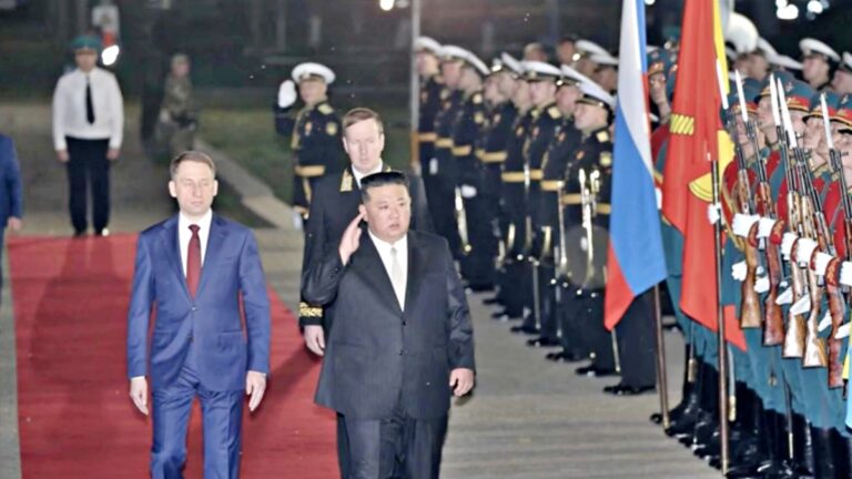 金正恩抵俄羅斯將見普京 丹麥軍援烏克蘭