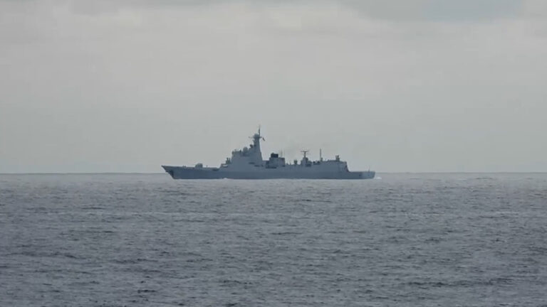 反制中共機艦天天擾台 國軍公布監控濟南艦畫面