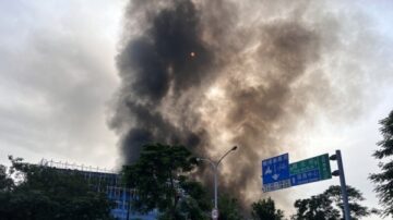 又傳爆炸聲 屏東科園現場火勢加劇 封鎖線緊急擴大