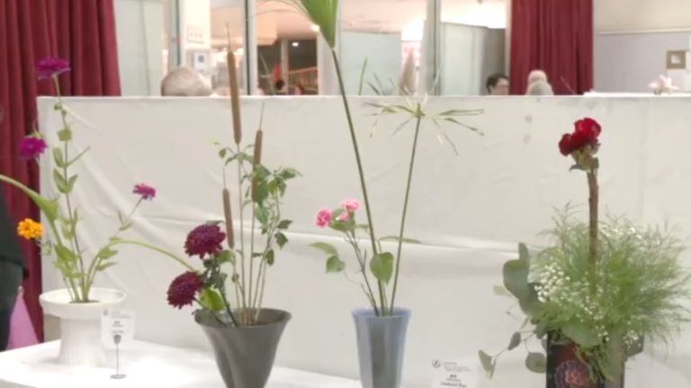慶112年雙十國慶  松年學院舉行花藝展