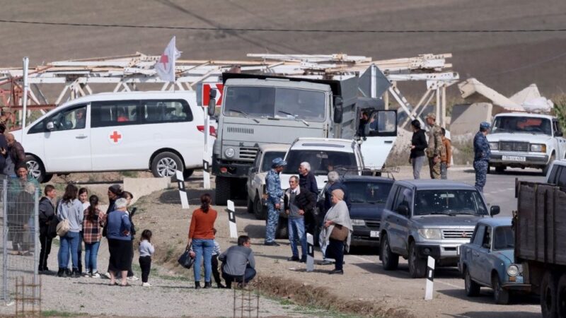 法新社：首批納卡區難民進入亞美尼亞