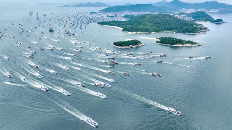 中共禁日水产 每天150艘中国渔船到日本近海捕鱼