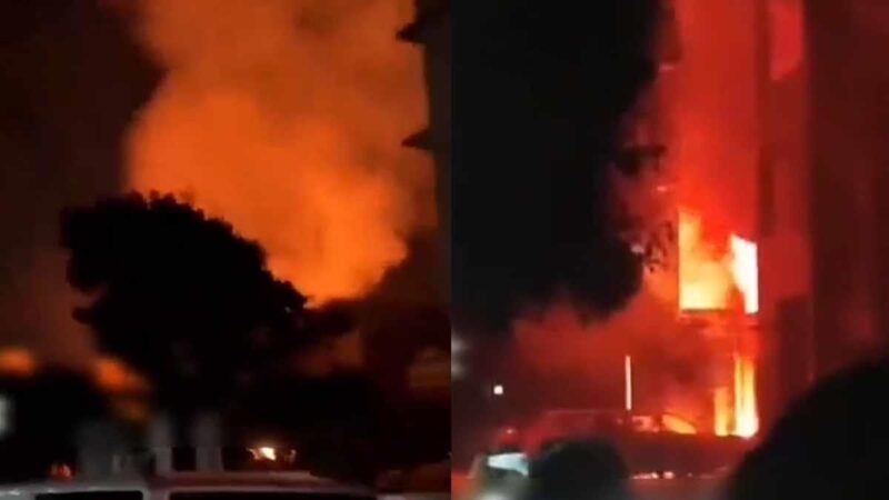 【中國新聞快報】長沙一液化氣站爆炸 多聲巨響 火光衝天