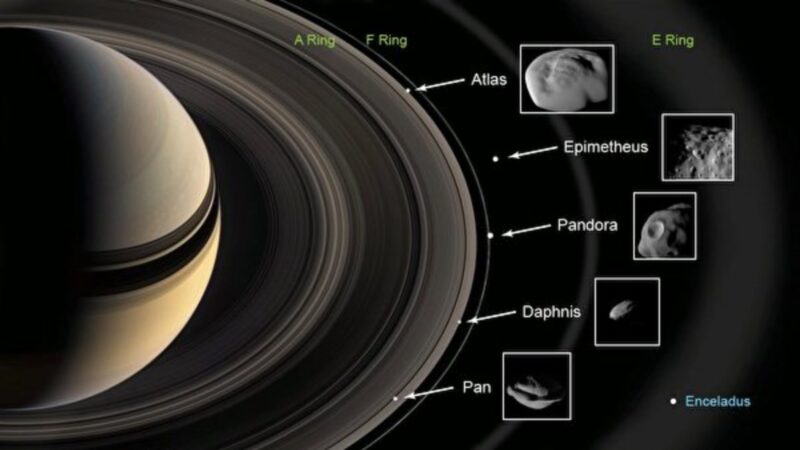 土星的卫星长得像“馄饨”？  NASA公布图片