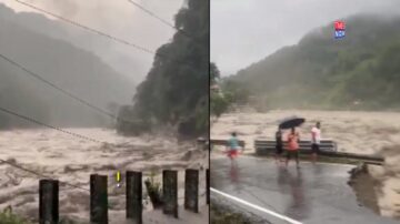 印度东北部豪雨 引发湖水犯滥已知10死82失踪