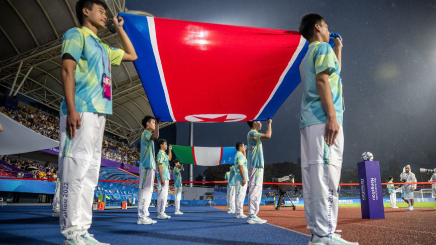 杭州亚运会飘朝鲜国旗 亚奥理事会恐面临惩罚