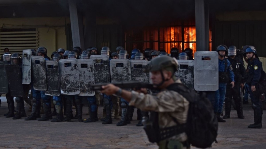 巴拉圭最大监狱暴动纵火 11名狱警被押为人质