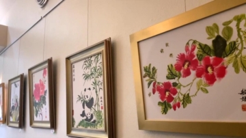 中國傳統水墨畫畫展 爾灣湖景老人中心展出